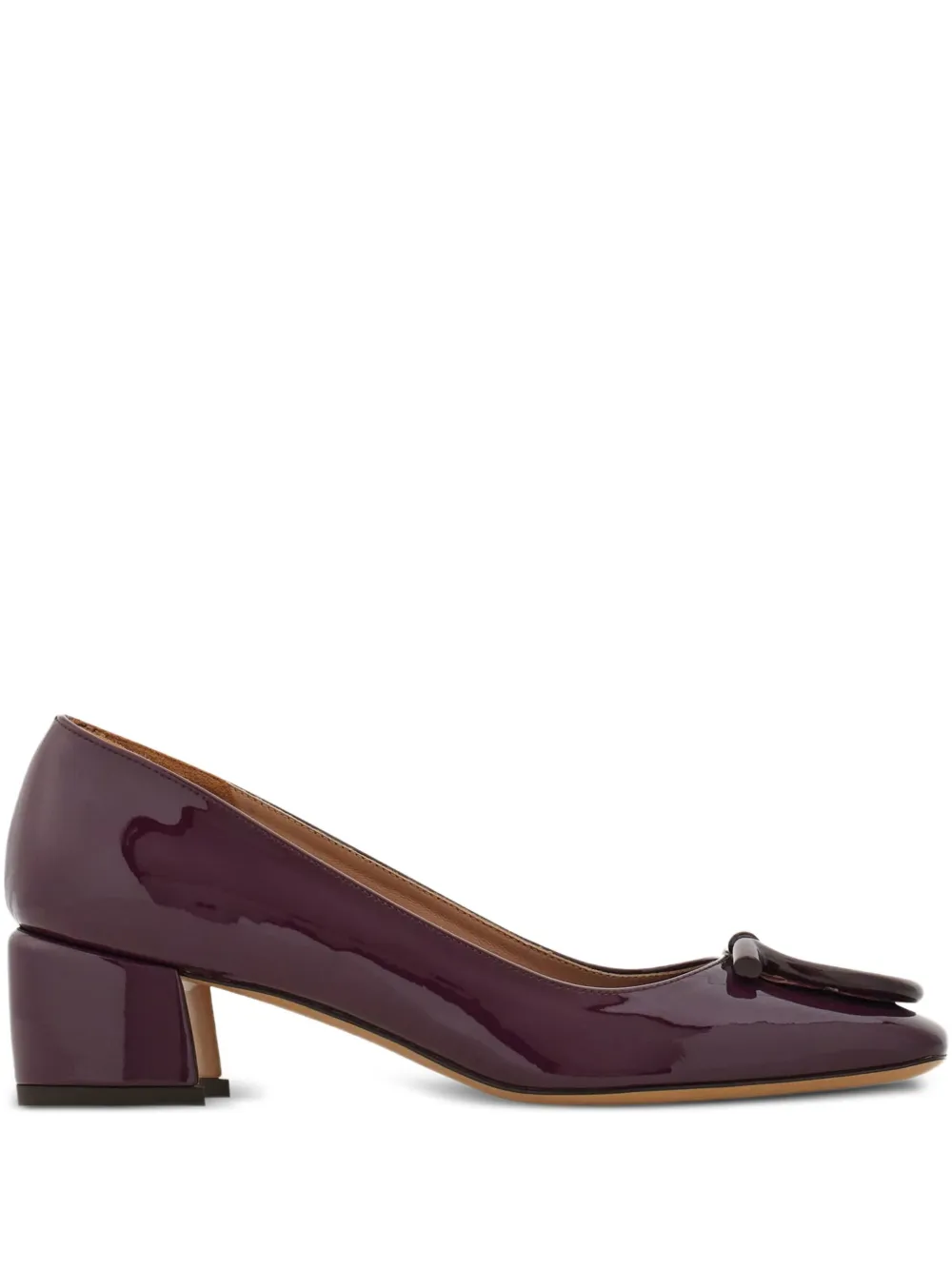 Ferragamo 40mm square-toe pumps - レッド Ferragamo 40mm square-toe pumps - レッド