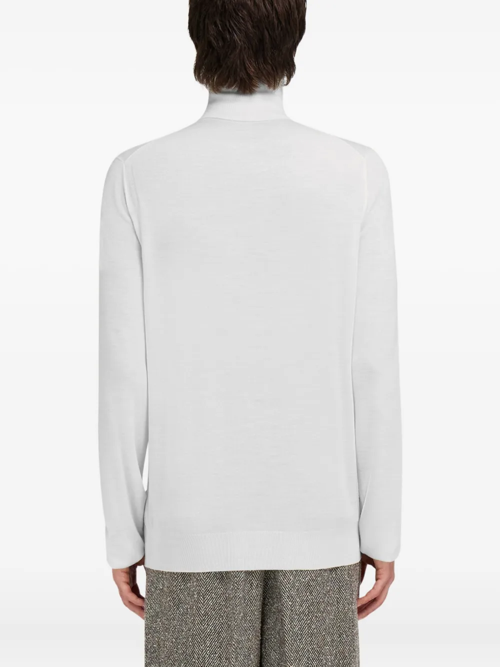 Ferragamo Turtleneck Sweater In White