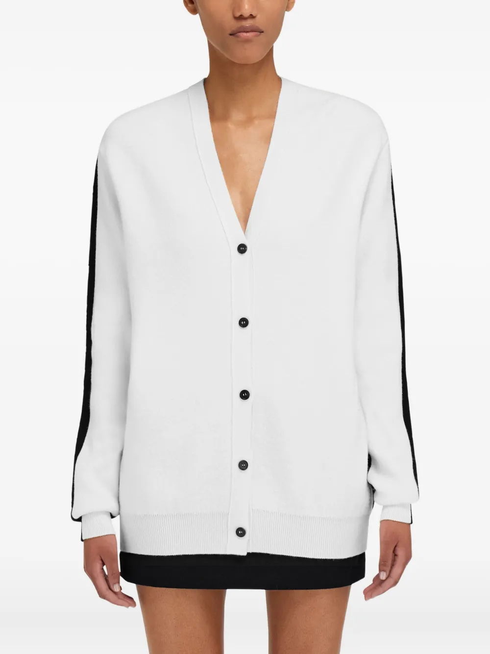 Ferragamo Vest met contrasterend vlak Wit