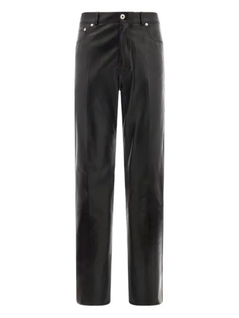 Ferragamo five-pocket nappa trousers