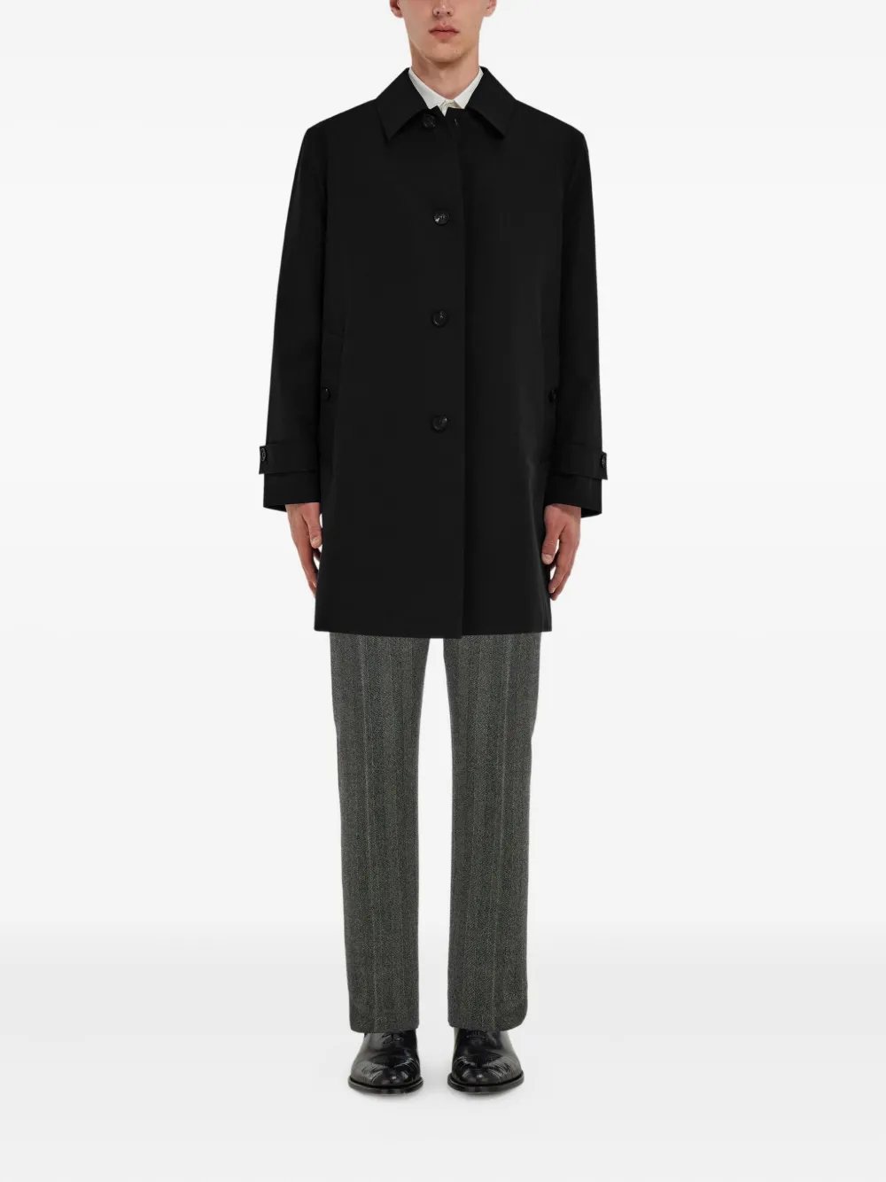 Ferragamo herringbone trousers - Grijs