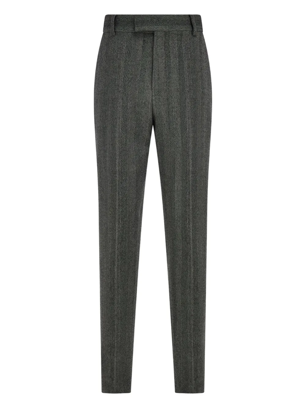 Ferragamo herringbone trousers Grijs