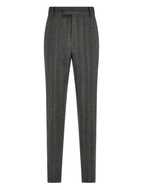 Ferragamo herringbone trousers