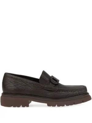 Ferragamo ガンチーニ モカシン | ブラウン | FARFETCH JP