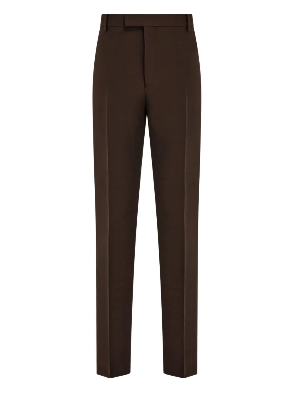 Ferragamo tailored straight-leg trousers | Brown | Image 1