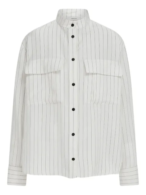 Ferragamo pinstripe two-pocket shirt