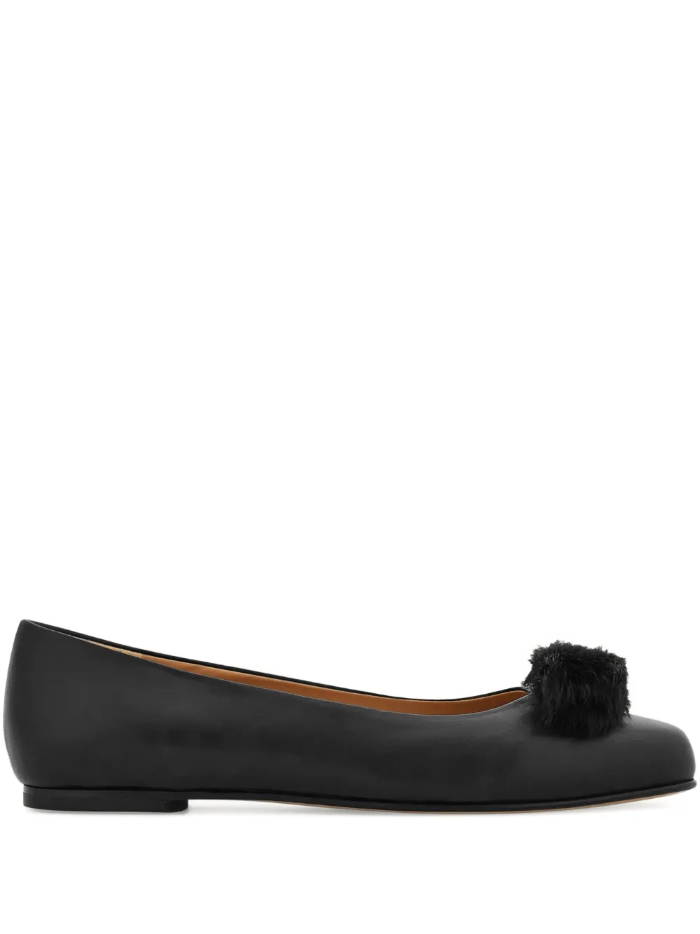 Ferragamo Vara bow ballet flats Black