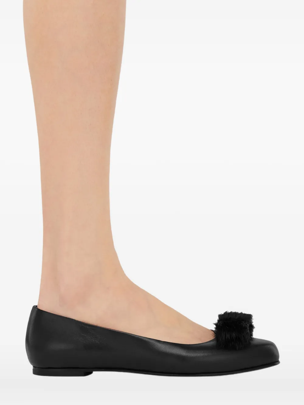 Ferragamo Vara bow ballet flats Black