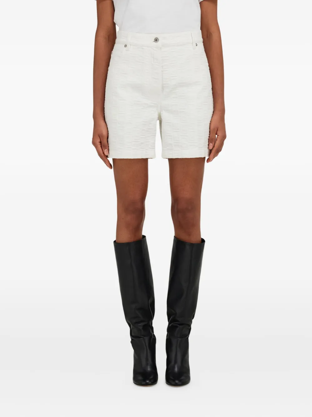 Ferragamo monogram cotton shorts Wit