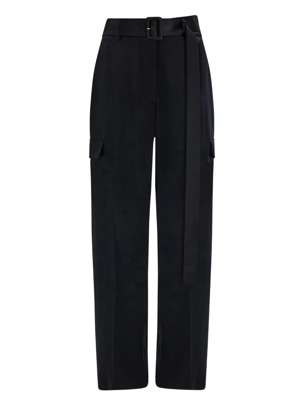 Ferragamo Broek met ceintuur Zwart