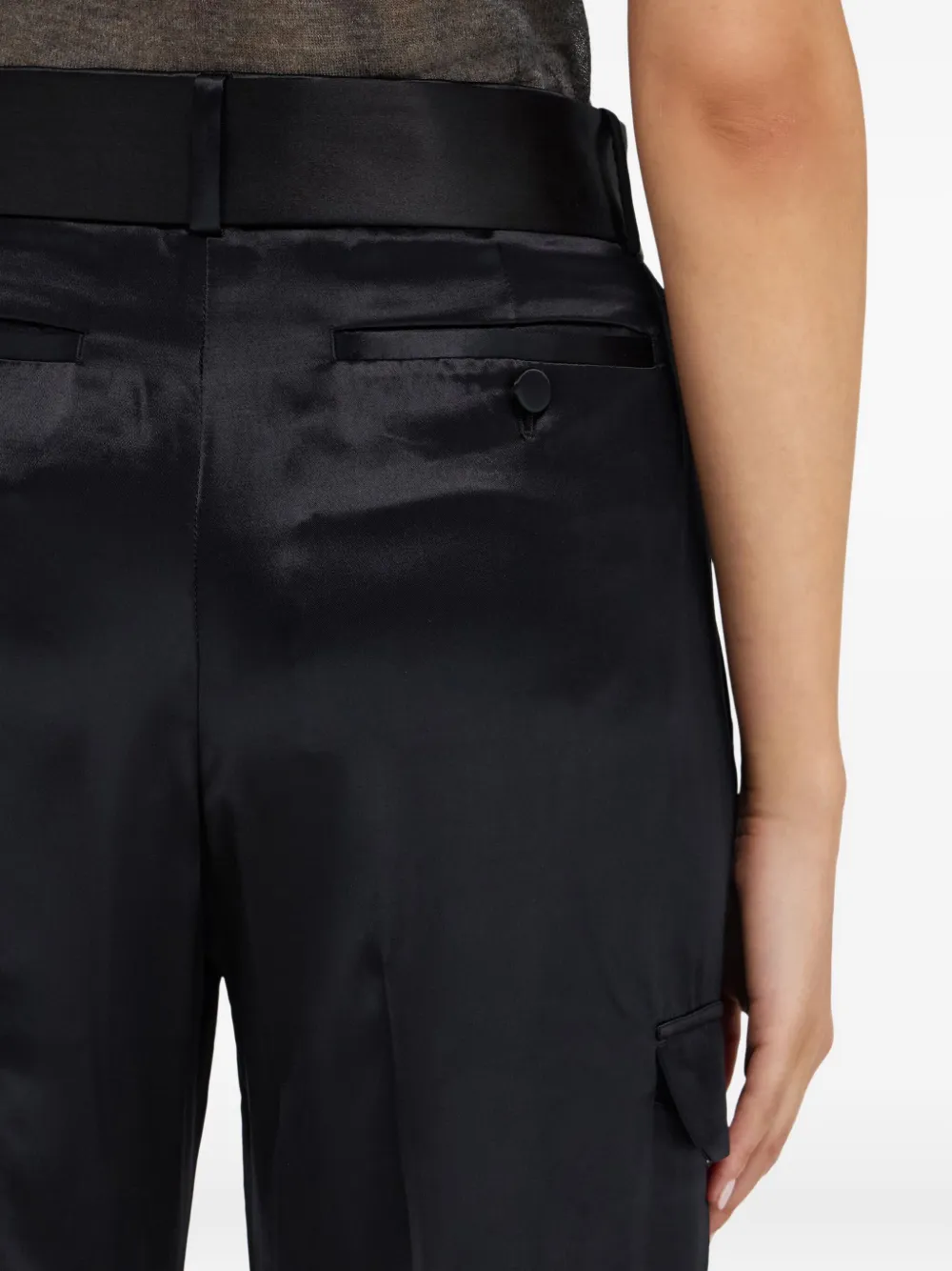 Ferragamo Broek met ceintuur Zwart