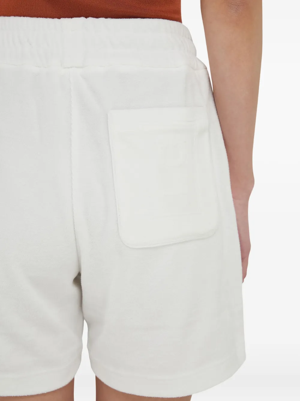 Ferragamo Shorts met monogram zak Wit