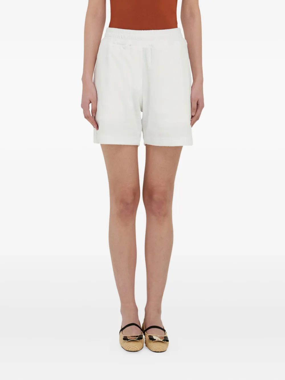 Ferragamo Shorts met monogram zak Wit