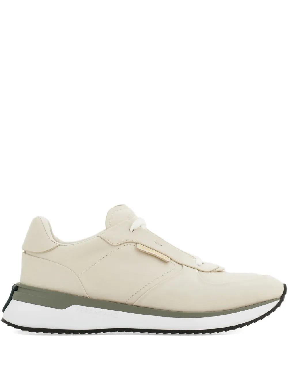 Ferragamo Gancini-detail low-top sneakers White