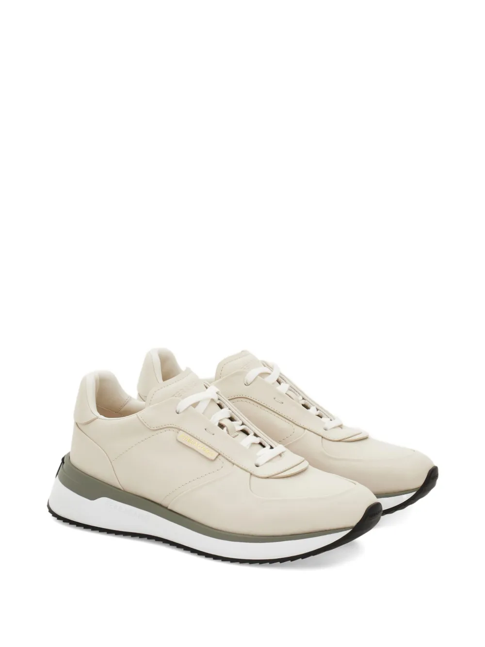 Ferragamo Gancini-detail low-top sneakers White