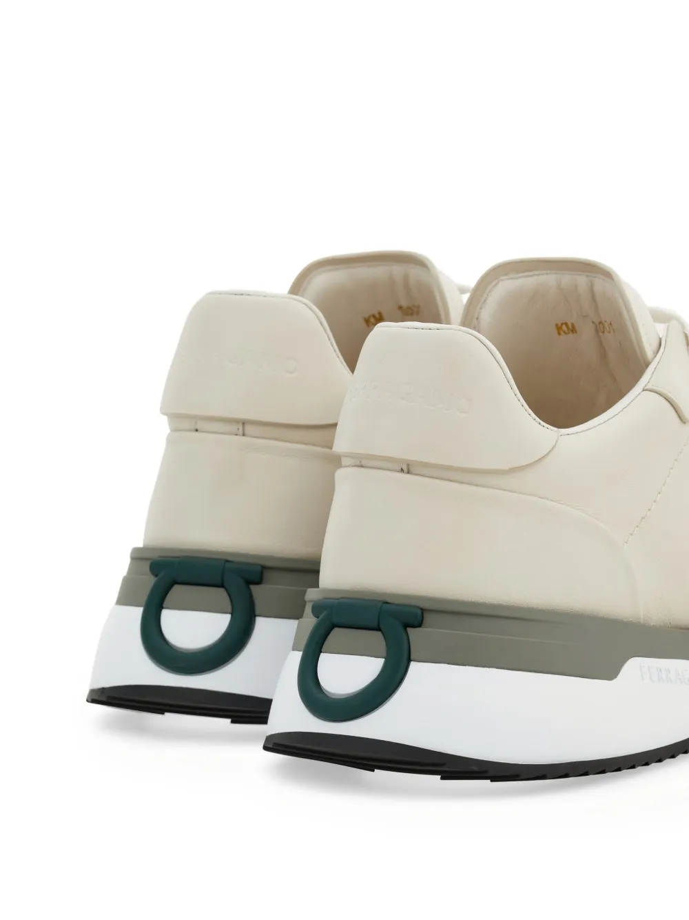 Ferragamo Gancini-detail low-top sneakers White