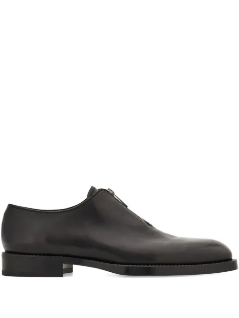 Ferragamo central-zip derby shoes