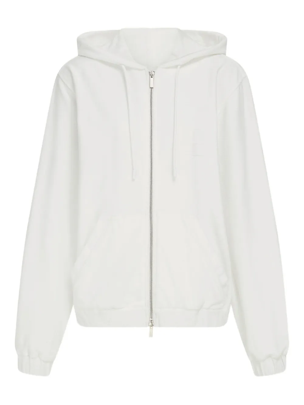 Ferragamo Hoodie met rits Wit