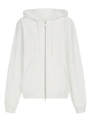 AREA Embossed Handprint Hoodie | White | FARFETCH