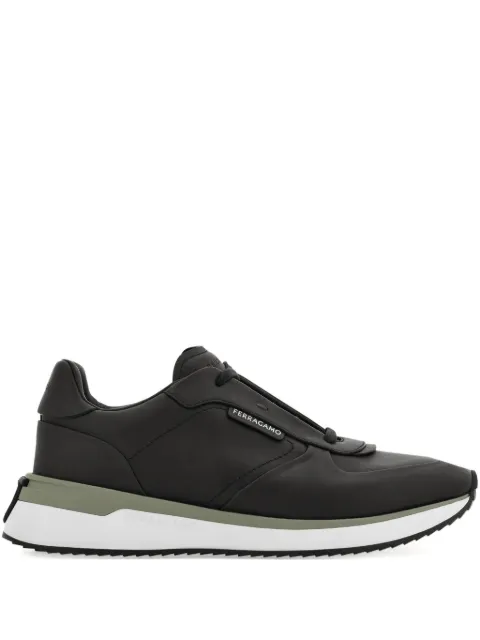 Ferragamo lace-up leather low-top sneakers