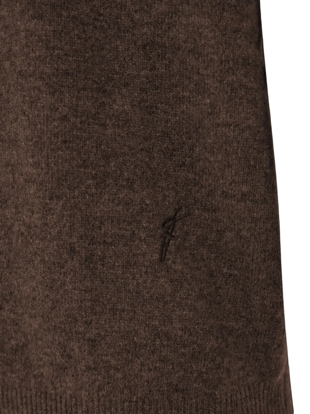 Ferragamo Mouwloze top Bruin