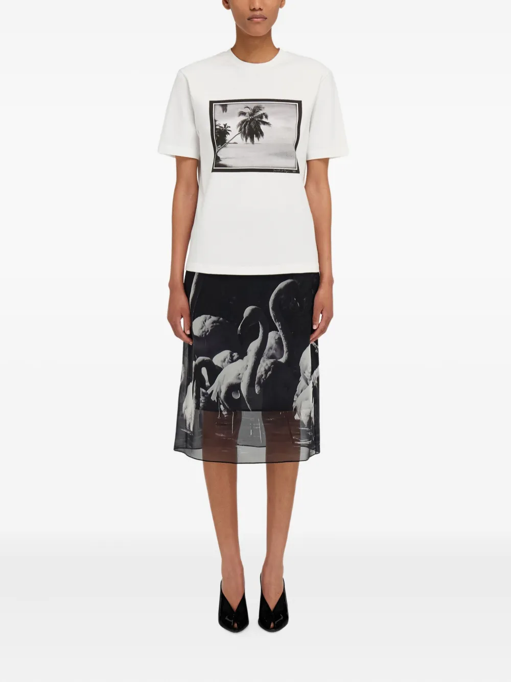 Ferragamo palm-tree print T-shirt | T-Shirts & Jersey Shirts | Image 2