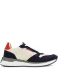 Ferragamo rubber-sole suede sneakers - White