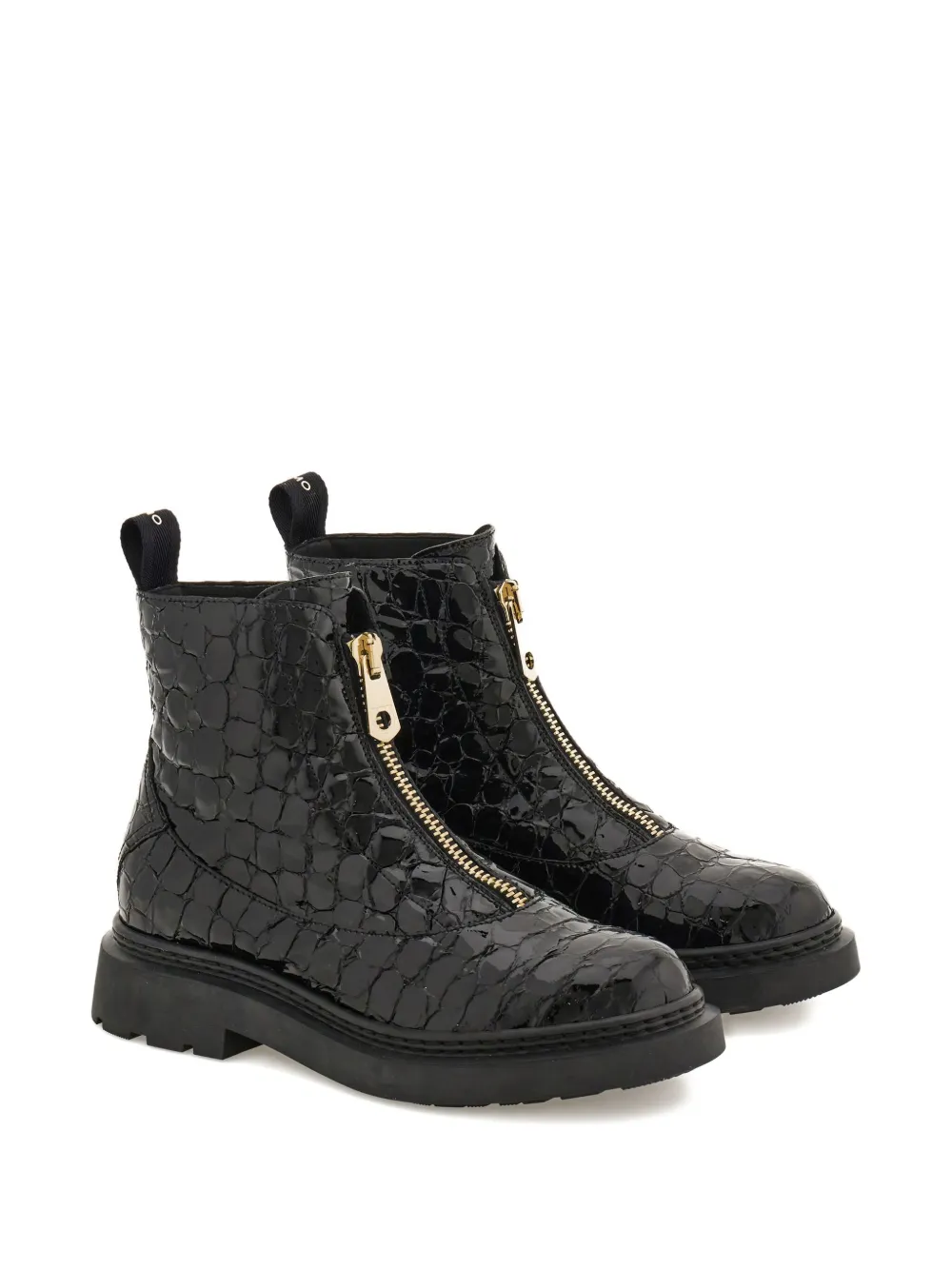 Ferragamo crocodile-effect boots | Biker Boots | Image 2