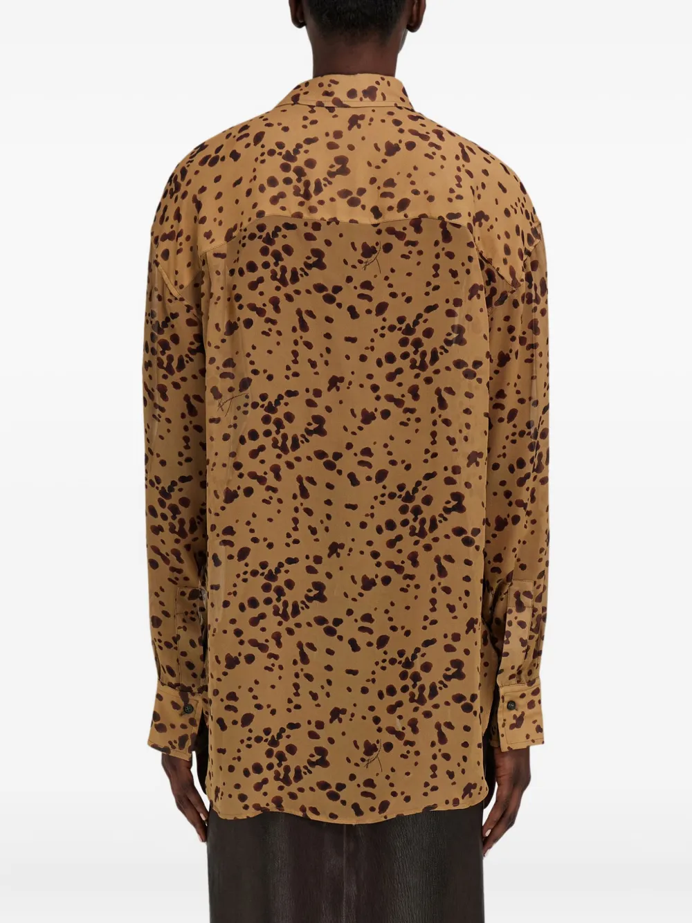 Ferragamo Georgette blouse Bruin