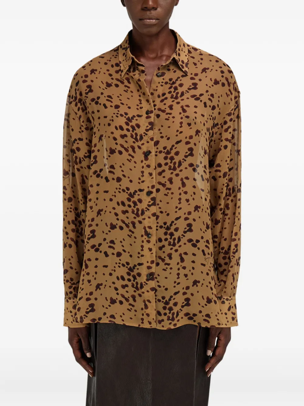 Ferragamo Georgette blouse Bruin