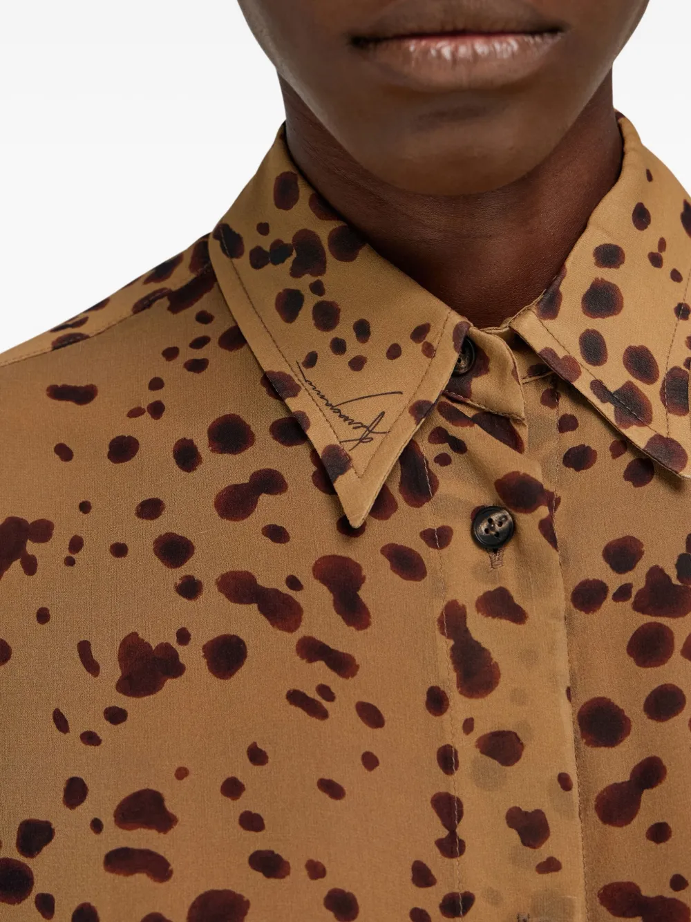 Ferragamo Georgette blouse Bruin