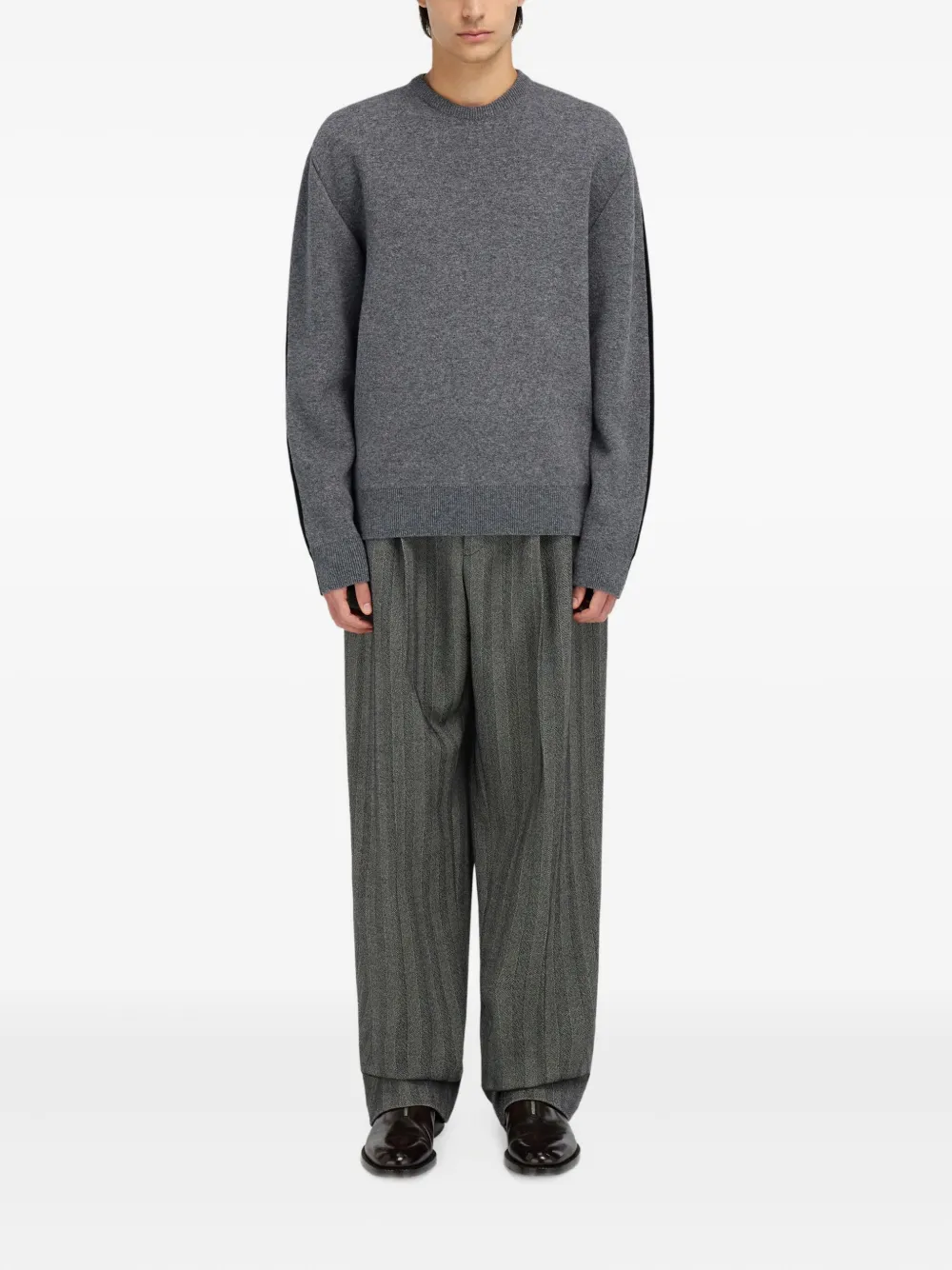 Ferragamo Trui met ronde hals - Grijs