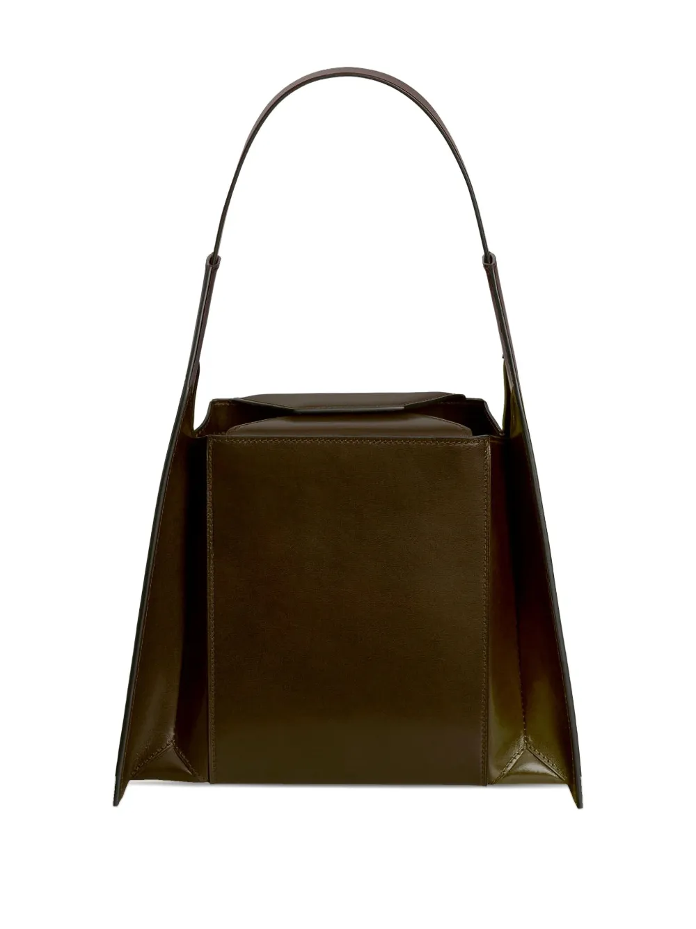 Merryl Tielman Angelo leren shopper - Bruin