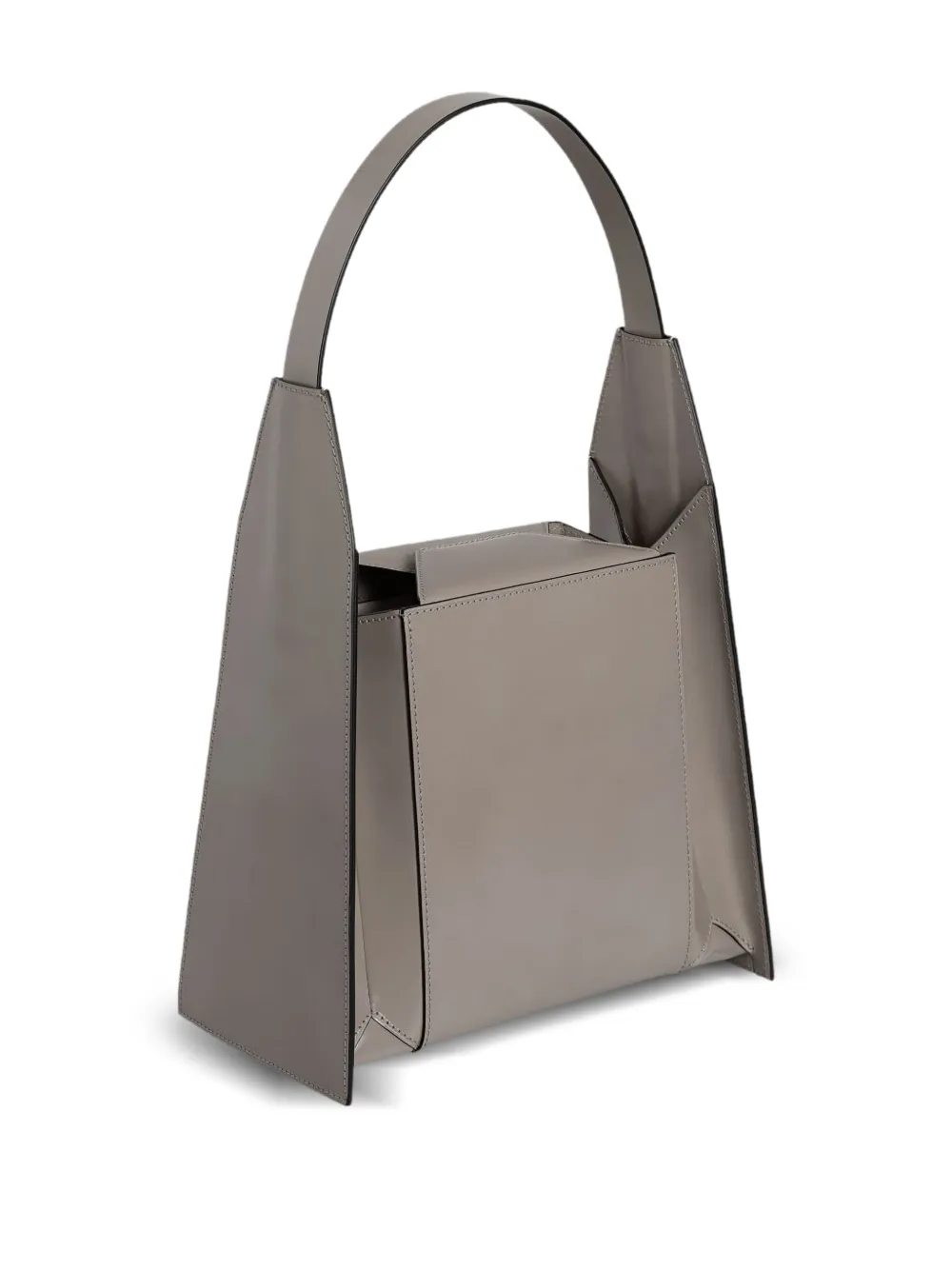 Merryl Tielman Angelo leren shopper - Grijs