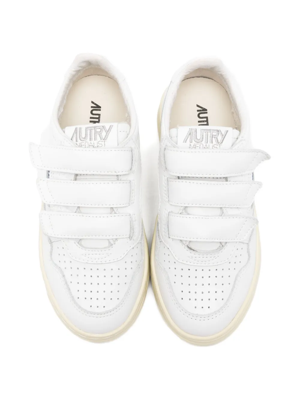 Autry Kids Medalist leather sneakers White