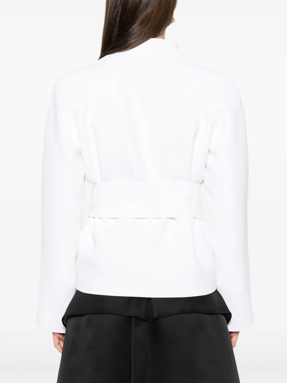 KHAITE Edith blazer met ceintuur Beige