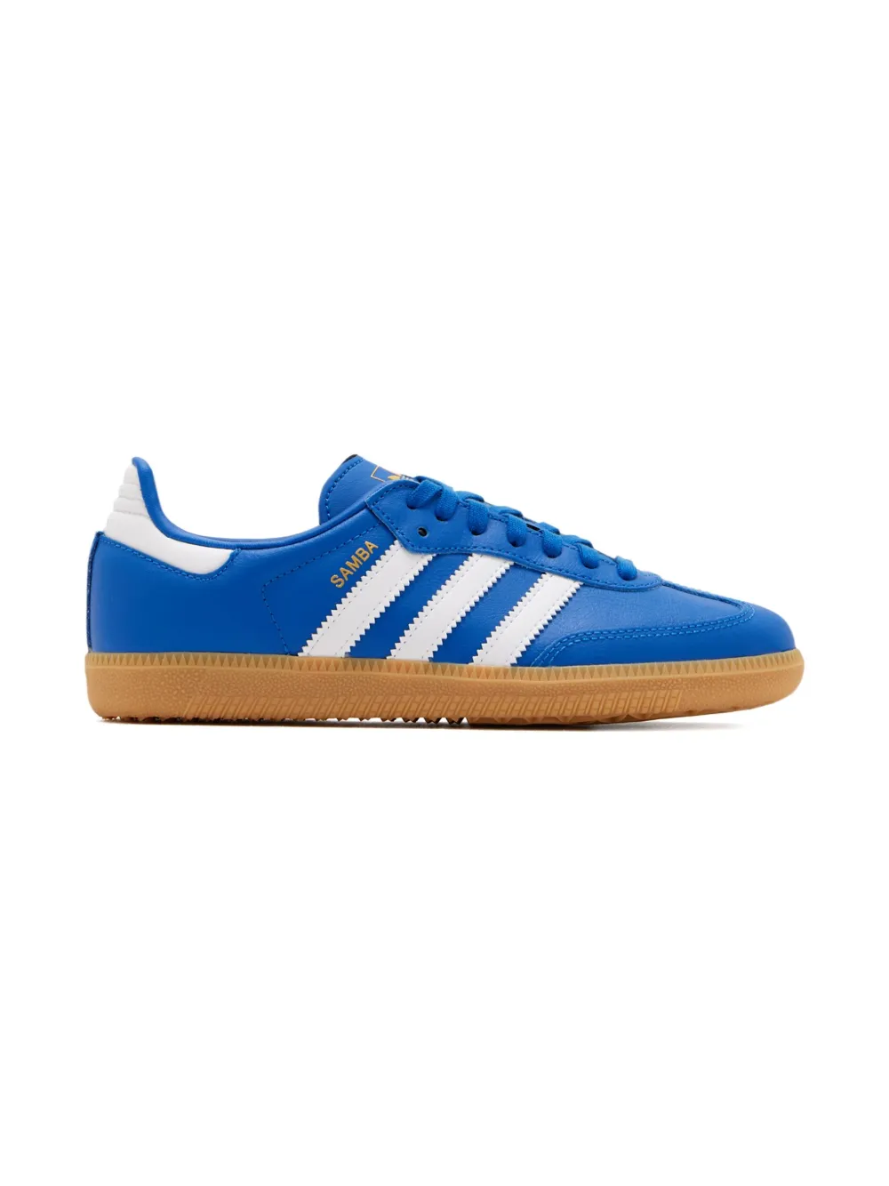 Adidas Kids Samba three-stripe sneakers Blue