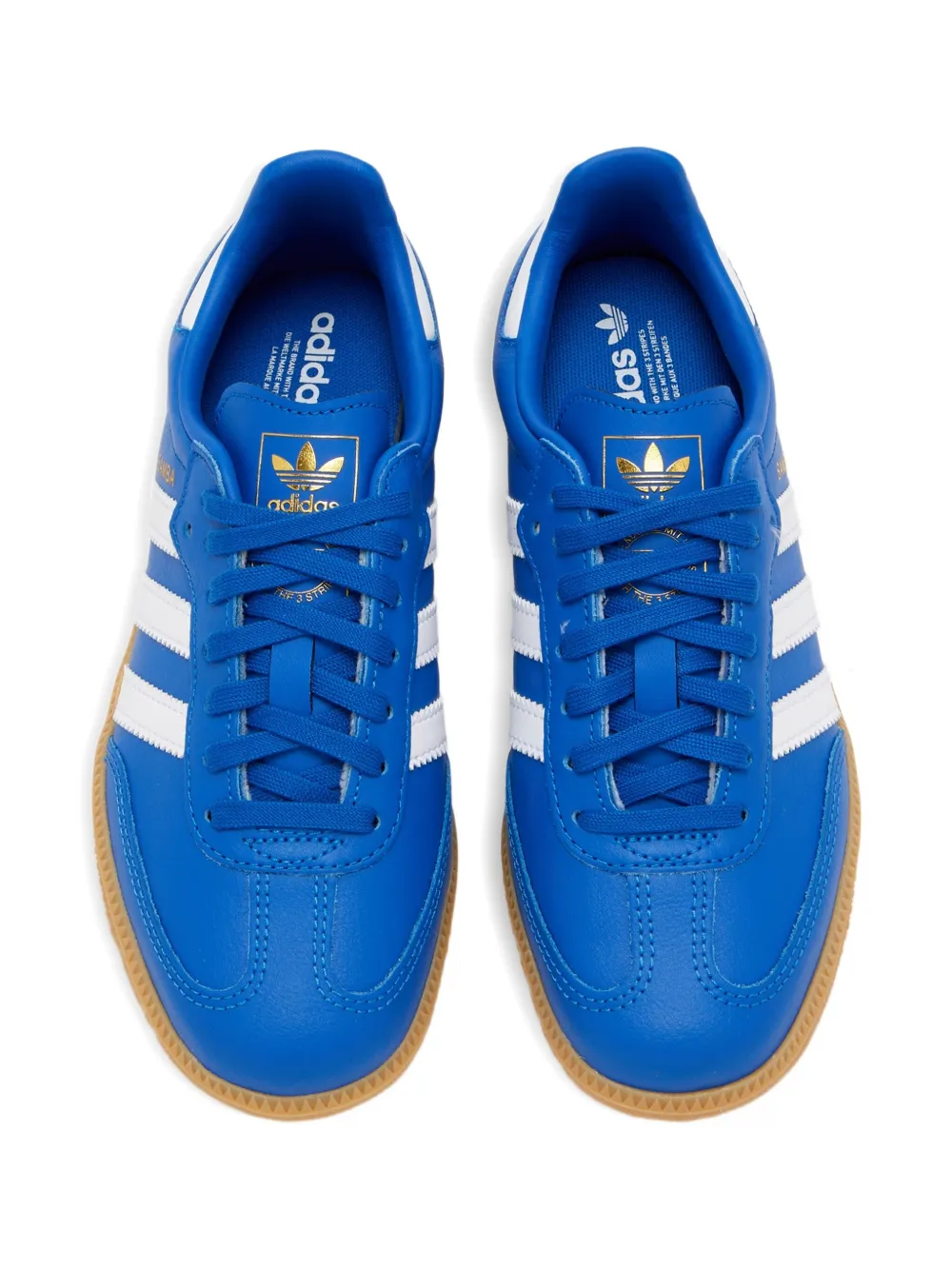 adidas Kids Samba three-stripe sneakers Blue