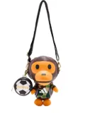 adidas Bape Milo leather shoulder bag - Brown
