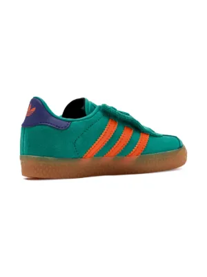 adidas gazelle silver green womens Sneaker main image 1
