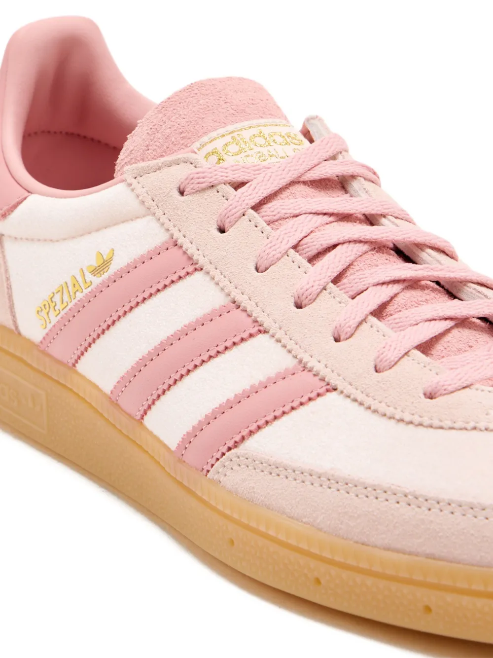 adidas Handball Spezial suède sneakers met drie strepen Roze