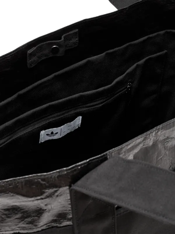 Adidas Bolsa Tote Com Logo Preto | Preto | FARFETCH BR