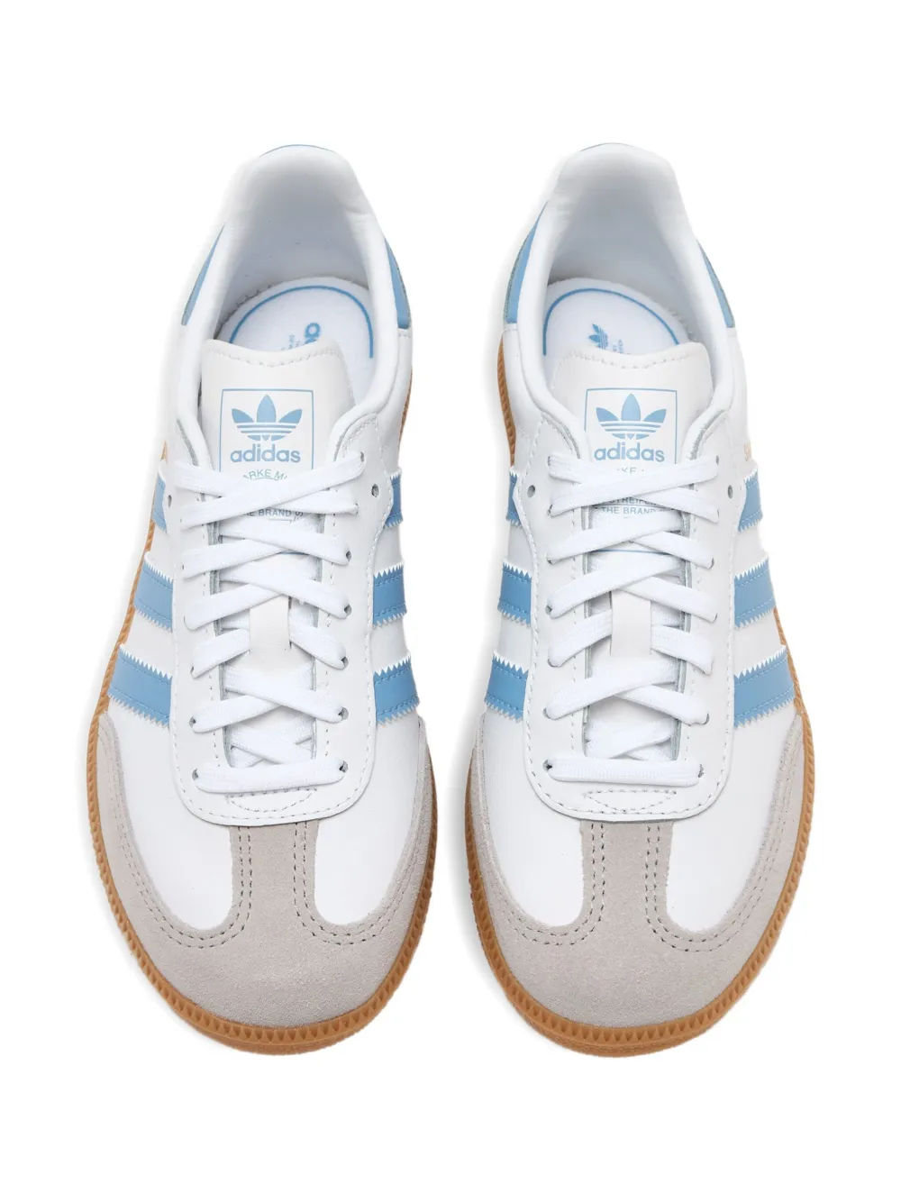 adidas Kids Samba three-stripe sneakers White