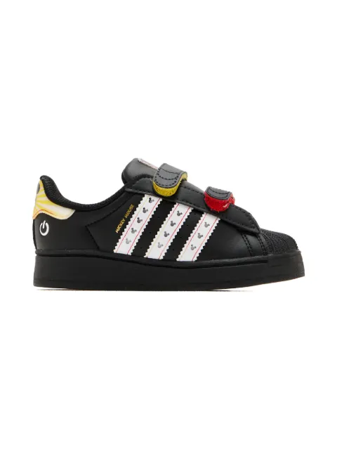 adidas Kids Disney Superstar stripe sneakers