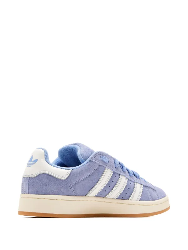 Adidas Campus Suede 3-Stripes Sneakers Blue FARFETCH ID