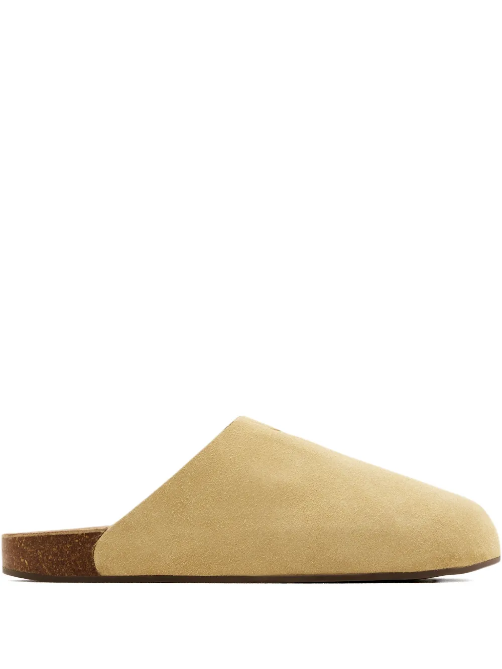 adidas embossed suede clog Brown