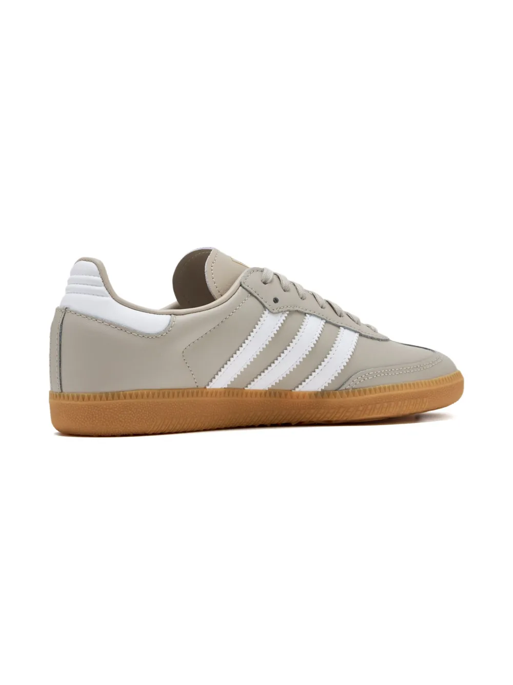Adidas Kids Samba lace-up leather sneakers Neutrals