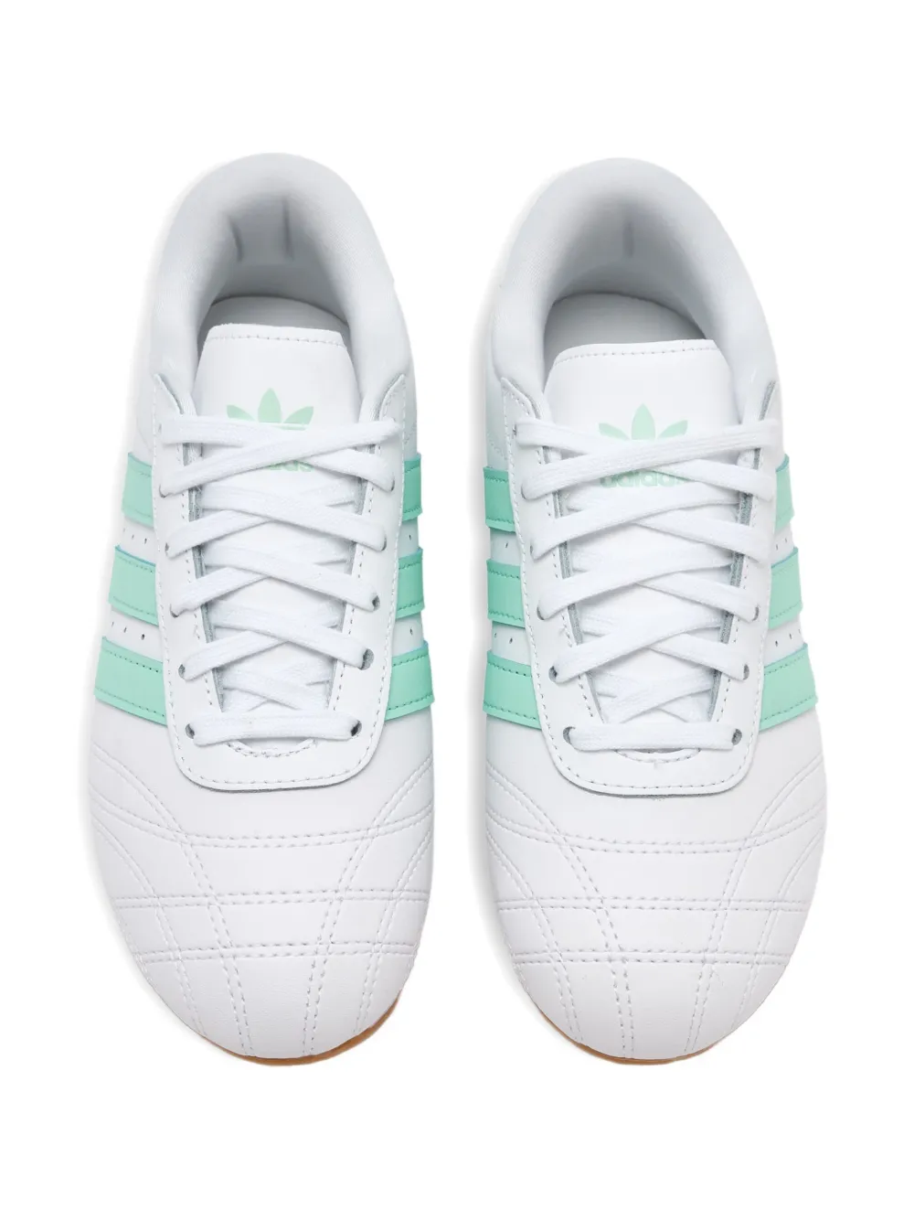 adidas Kids three-stripe quilted sneakers White