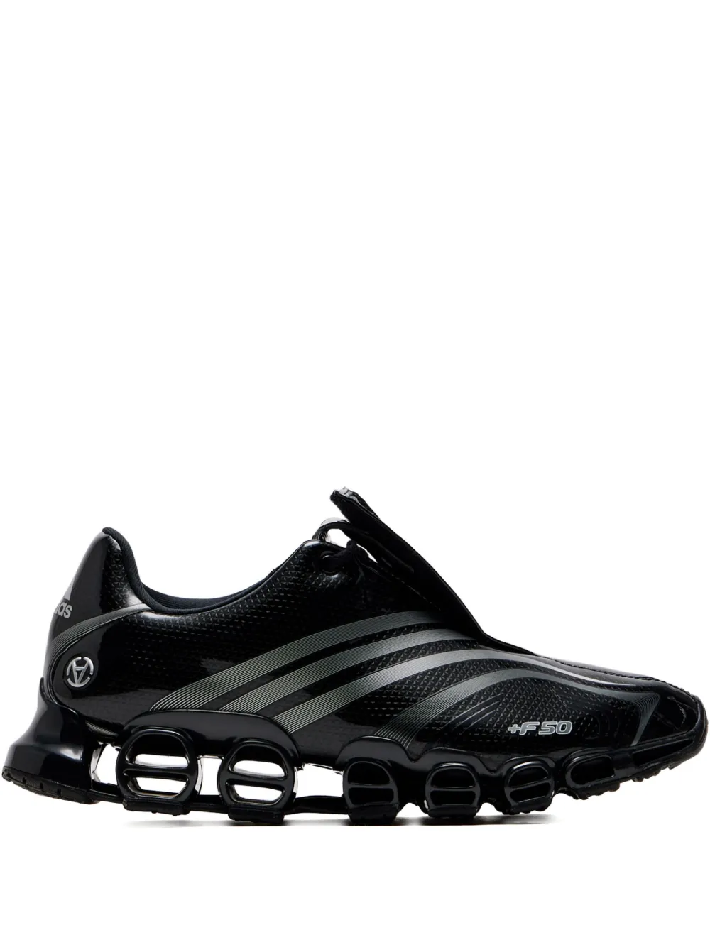 adidas baskets Megaride F50 à détails rayés | noir | Image 1