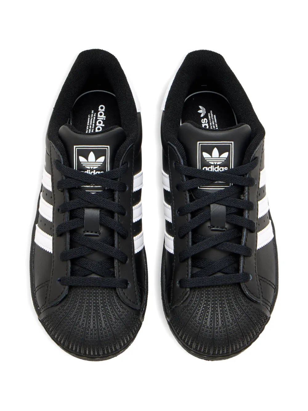 adidas Kids Superstar sneakers met drie strepen Zwart